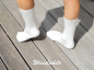Preview: Alpaca Socks - solid color - white