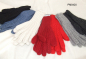 Preview: Alpaka Handschuhe mit Strickmuster