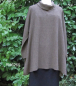 Preview: Trapeze-Shaped Baby Alpaca Turtle-Neck Tunic, oversize, links knit