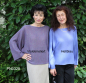 Preview: Women's Alpaca Sweater in Butterfly-Form, solid colors