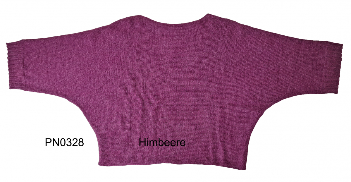 Women's Alpaca Sweater in Butterfly-Form, solid colors